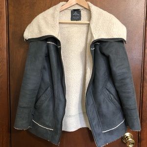 Prana Sheepskin Sherpa Coat